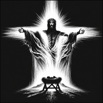 Radiant Jesus Faith Framed 3D Layered Art