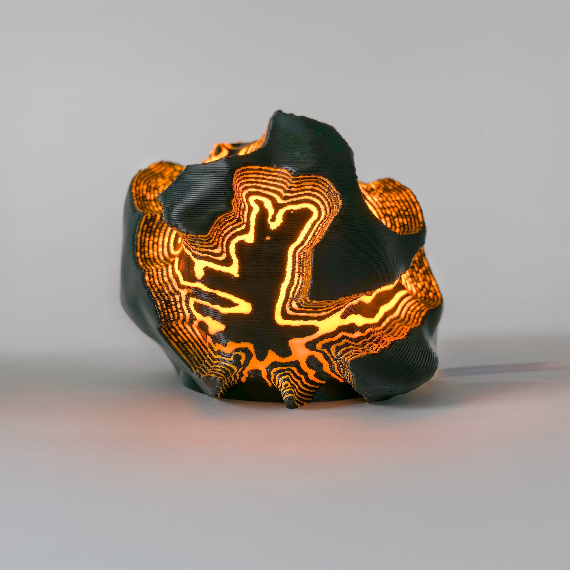 Fire on the Mountain | 3D-Printed Lamp from WTx3D