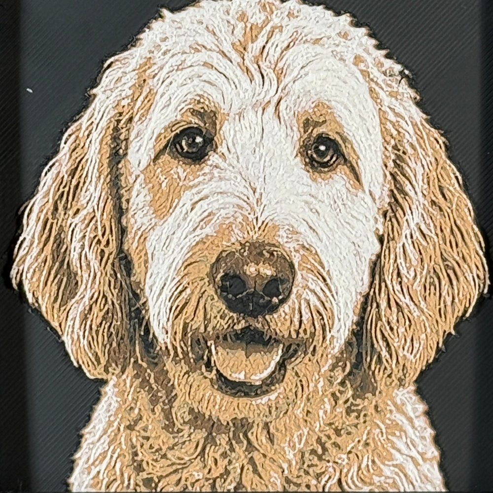 Framed pet photo art
