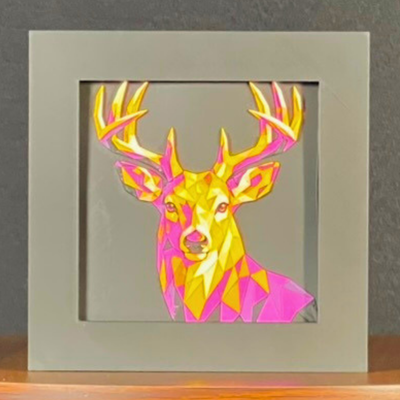 Buck Geometric Layered Art