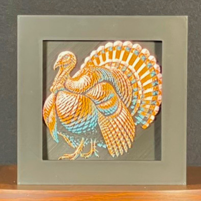Turkey Geometric Layered Art