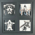 Life of Christ faith and sacrifice four-panel framed 3D layered art - WTx3D