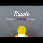 WTx3D-Ripple-Studio-3D-Printed-Lamp-yellow-PLA-Unlit