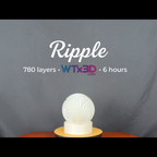 WTx3D-Ripple-Studio-3D-Printed-Lamp-white-PLA-Unlit