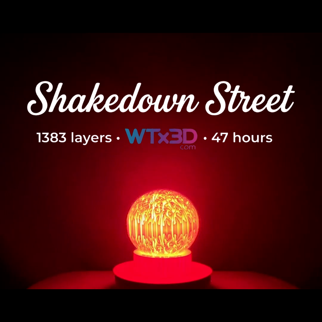WTx3D-Shakedown-Street-Studio-3D-Printed-Lamp-White-PLA-Lit