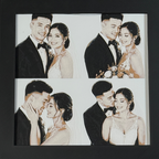 Custom Photo Art by WTx3D — a customer photograph rendered as framed 3D layered art