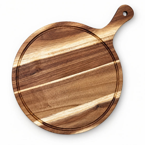 Round wood paddle board blank